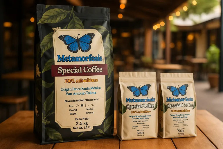 Plan empresarial  de café Metamorfosis