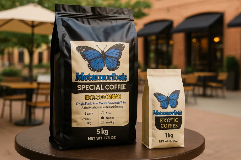 Plan empresarial  de café Metamorfosis