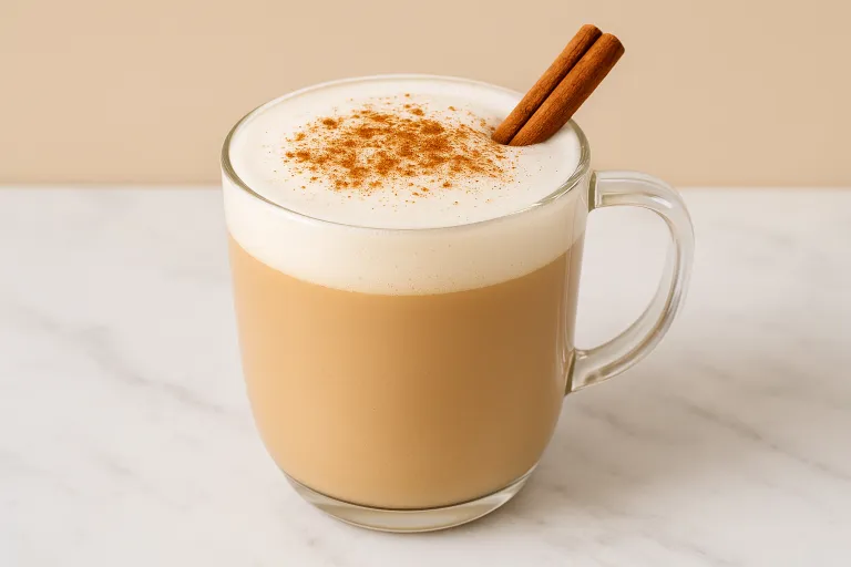 Latte con canela y panela